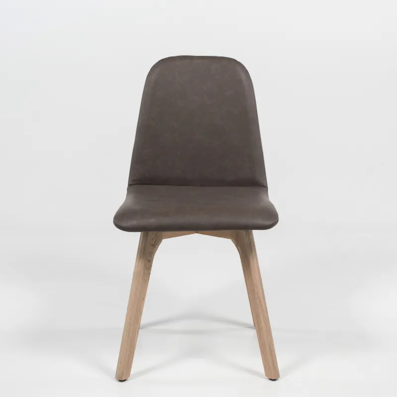 Sessio Pandora diamant Chaise de séjour moderne matelassée en synthétique et bois> Chaise De Cuisine|Chaise De Salle à Manger