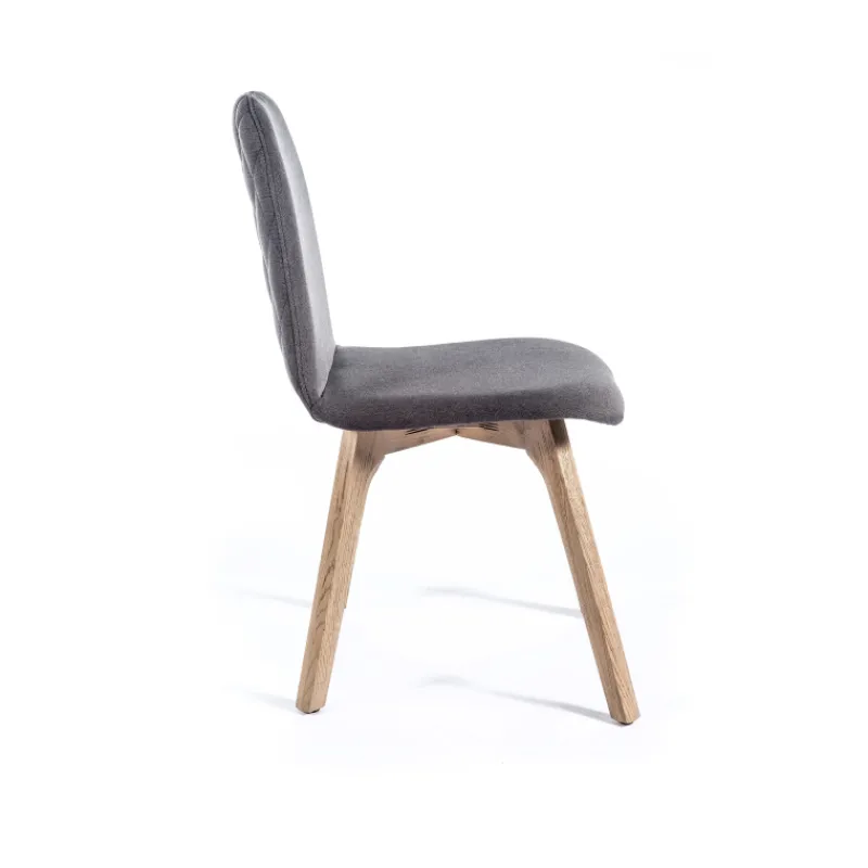 Sessio Pandora diamant Chaise de séjour moderne en tissu dos matelassé> Chaise De Salle à Manger|Chaise Salon
