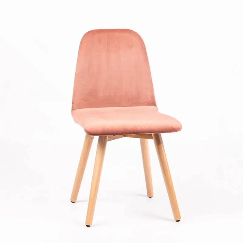 Sessio Pandora diamant Chaise scandinave en tissu dos matelassé pieds bois> Chaise De Salle à Manger|Chaise Salon