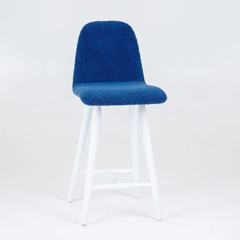 Sessio Pandora Tabouret snack en tissu et pieds en bois massif> Tabouret Snack (assise +/- 65 Cm)|Tabouret De Bar (assise +/- 80 Cm)