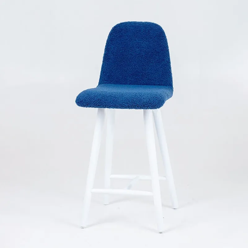 Sessio Pandora Tabouret snack en tissu et pieds en bois massif> Tabouret Snack (assise +/- 65 Cm)|Tabouret De Bar (assise +/- 80 Cm)