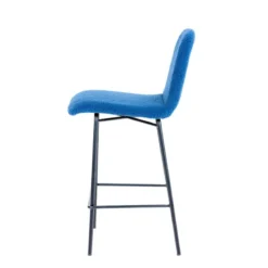 Sessio Pandora Tabouret snack en tissu et pieds en métal><noscript><img width=