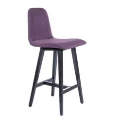 Sessio Pandora Tabouret snack scandinave en tissu avec pieds en bois massif> Tabouret Snack (assise +/- 65 Cm)|Tabouret De Bar (assise +/- 80 Cm)