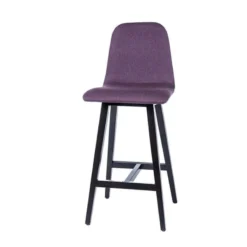 Sessio Pandora Tabouret snack scandinave en tissu avec pieds en bois massif> Tabouret Snack (assise +/- 65 Cm)|Tabouret De Bar (assise +/- 80 Cm)