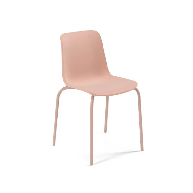 Perfecta Paris Chaise empilable en polypropylène et métal> Chaise De Cuisine