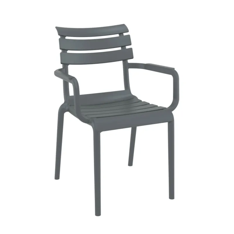 Paris Fauteuil de jardin empilable en polypropylène avec accoudoirs> Chaise De Jardin|Fauteuil De Jardin