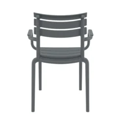 Paris Fauteuil de jardin empilable en polypropylène avec accoudoirs><noscript><img width=