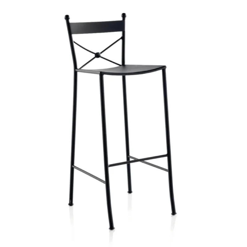 Jayso Paris Tabouret style provençal en métal> Tabouret Snack (assise +/- 65 Cm)|Tabouret De Bar (assise +/- 80 Cm)