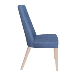 Lujosa Park Chaise contemporaine en tissu et pieds bois><noscript><img width=