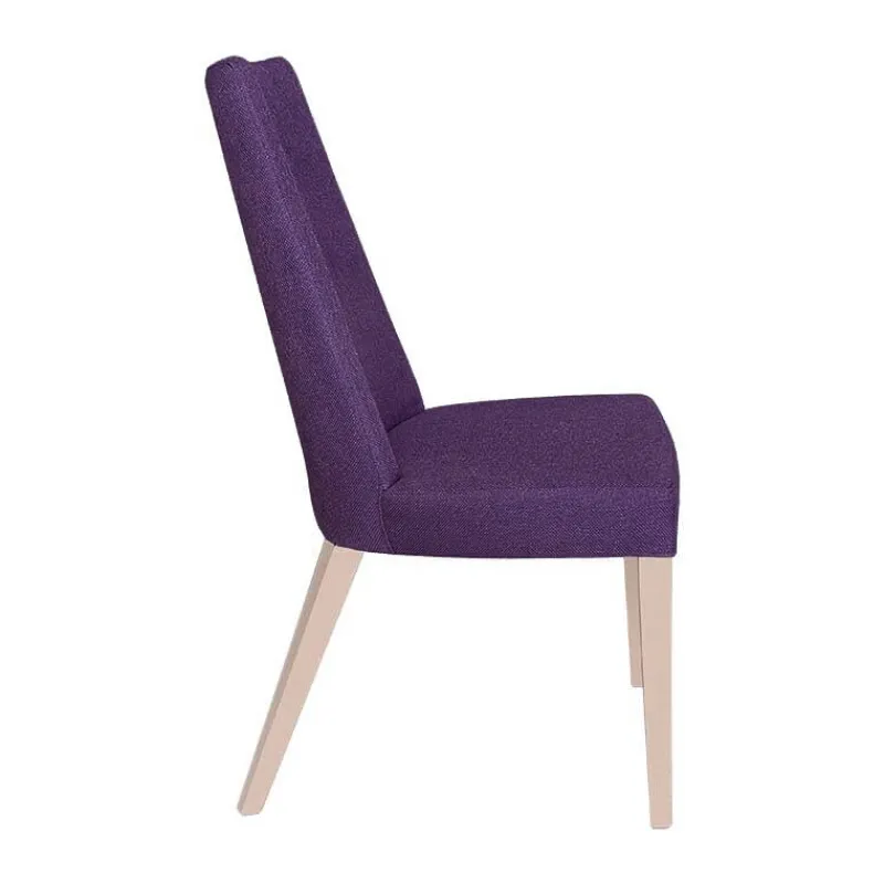 Lujosa Park Chaise contemporaine en tissu et pieds bois> Chaise De Salle à Manger|Chaise Salon