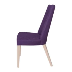 Lujosa Park Chaise contemporaine en tissu et pieds bois><noscript><img width=