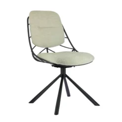 PaulineChaise design confortable pivotante en tissu><noscript><img width=