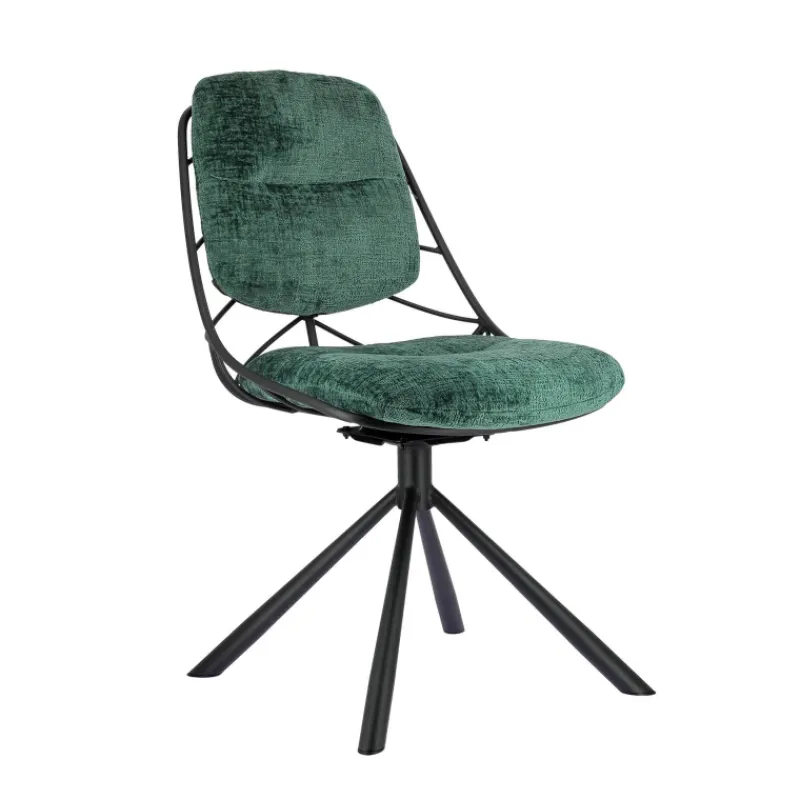 PaulineChaise design confortable pivotante en tissu> Chaise De Bureau|Chaise De Salle à Manger