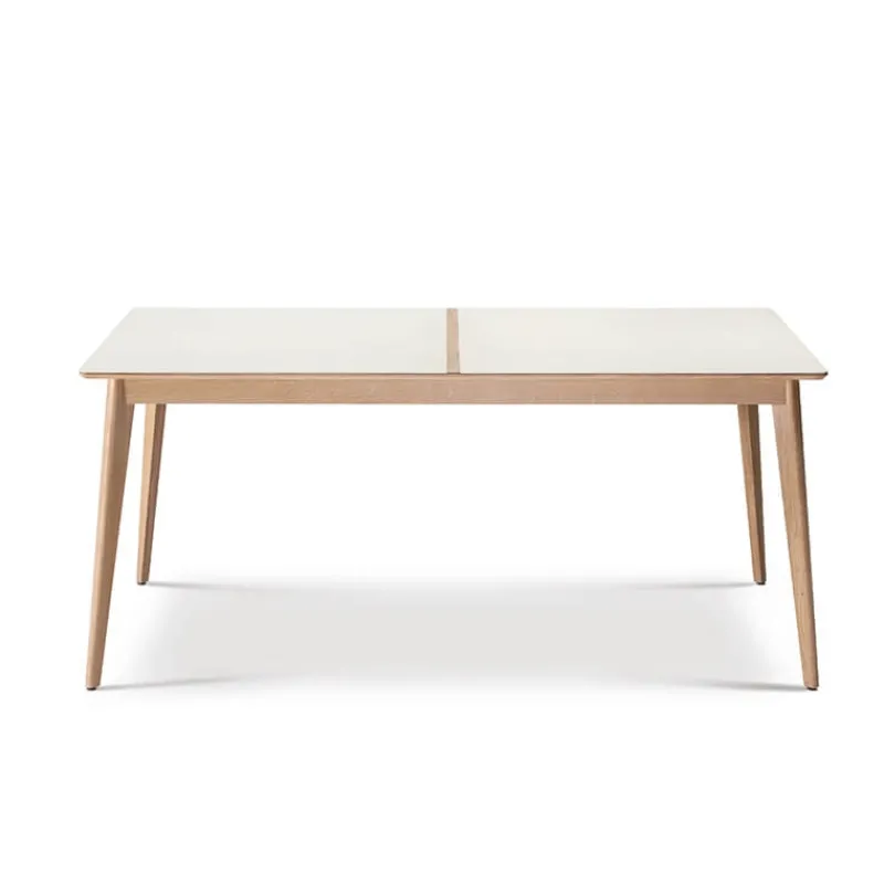 Dasras Paul Table à manger scandinave en bois et céramique> Table De Salle à Manger