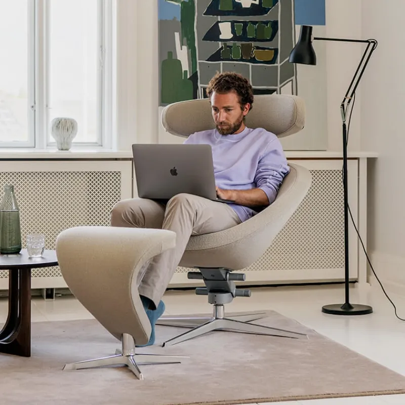 Varier Peel ® Fauteuil de relaxation design en tissu> Fauteuil De Salon