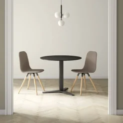 Cancio Peliccan Table ronde petit espace en céramique et métal><noscript><img width=
