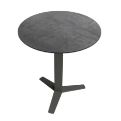 Cancio Peliccan Table ronde snack moderne en céramique> Table De Cuisine|Table Pour Petit Espace
