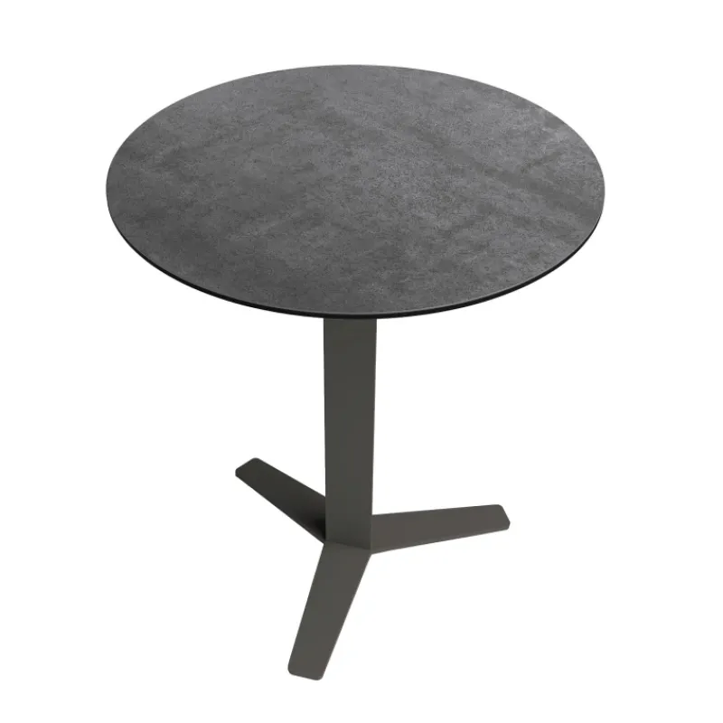 Cancio Peliccan Table ronde snack moderne en céramique> Table De Cuisine|Table Pour Petit Espace