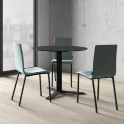 Cancio Peliccan Table ronde snack moderne en céramique><noscript><img width=