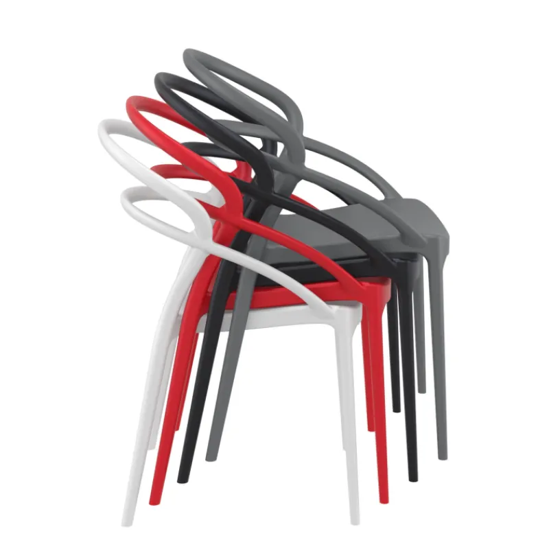 Pia Chaise de jardin tendance empilable en polypropylène> Chaise De Jardin