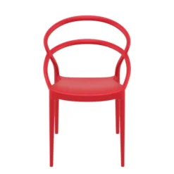 Pia Chaise de jardin tendance empilable en polypropylène><noscript><img width=