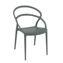 Pia Chaise de jardin tendance empilable en polypropylène><noscript><img width=