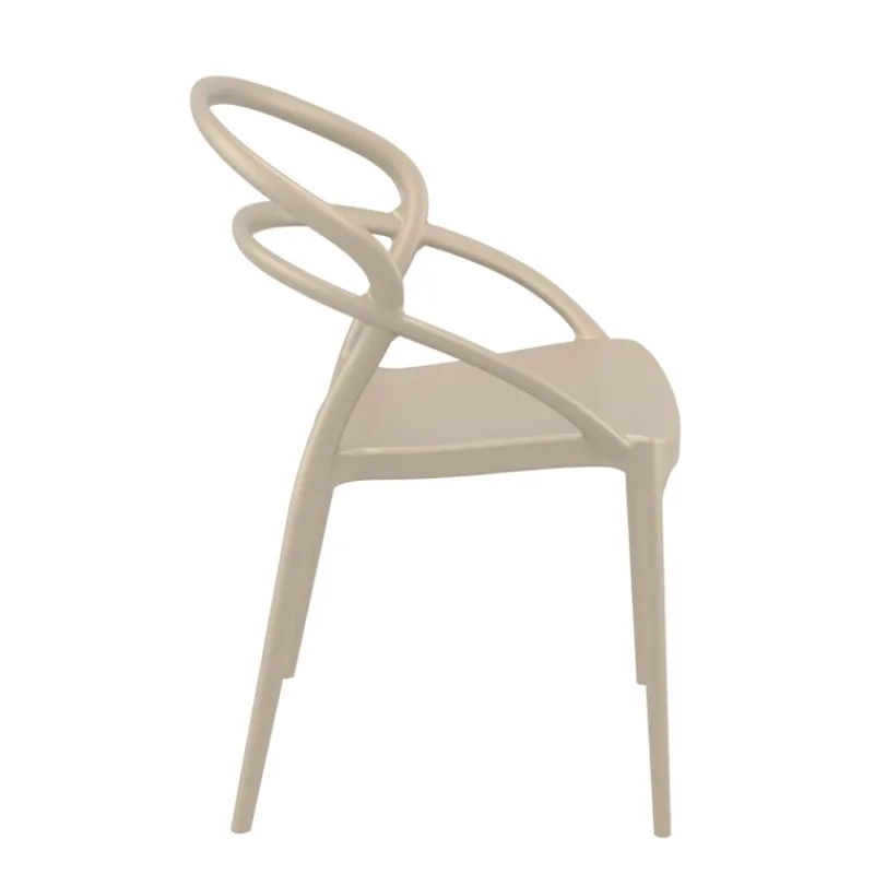 Pia Chaise tendance empilable en polypropylène> Chaise De Cuisine|Chaise De Salle à Manger