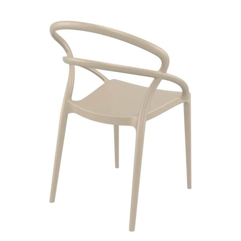 Pia Chaise tendance empilable en polypropylène> Chaise De Cuisine|Chaise De Salle à Manger