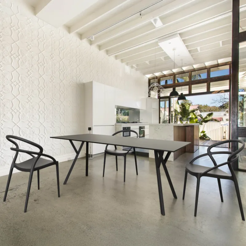 Pia Chaise tendance empilable en polypropylène> Chaise De Cuisine|Chaise De Salle à Manger