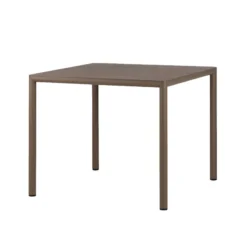 Piave Table de jardin carrée en stratifié avec pieds en aluminium><noscript><img width=