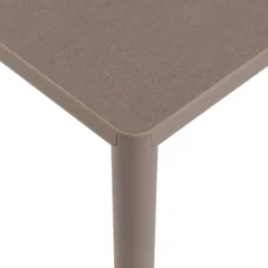 Piave Table de jardin carrée en stratifié avec pieds en aluminium><noscript><img width=