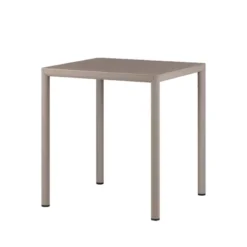 Piave Table de jardin carrée en stratifié avec pieds en aluminium><noscript><img width=