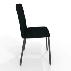 Perfecta Pierrot Chaise intemporelle rembourrée en simili avec pieds en métal> Chaise De Cuisine|Chaise De Salle à Manger