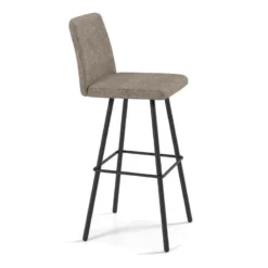 Perfecta Pinot Tabouret bar pivotant en tissu et pieds en métal obliques> Tabouret De Bar (assise +/- 80 Cm)