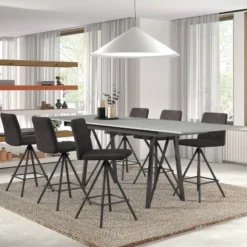 Perfecta Pinot Tabouret snack pivotant en tissu> Tabouret De Bar (assise +/- 80 Cm)|Tabouret Snack (assise +/- 65 Cm)