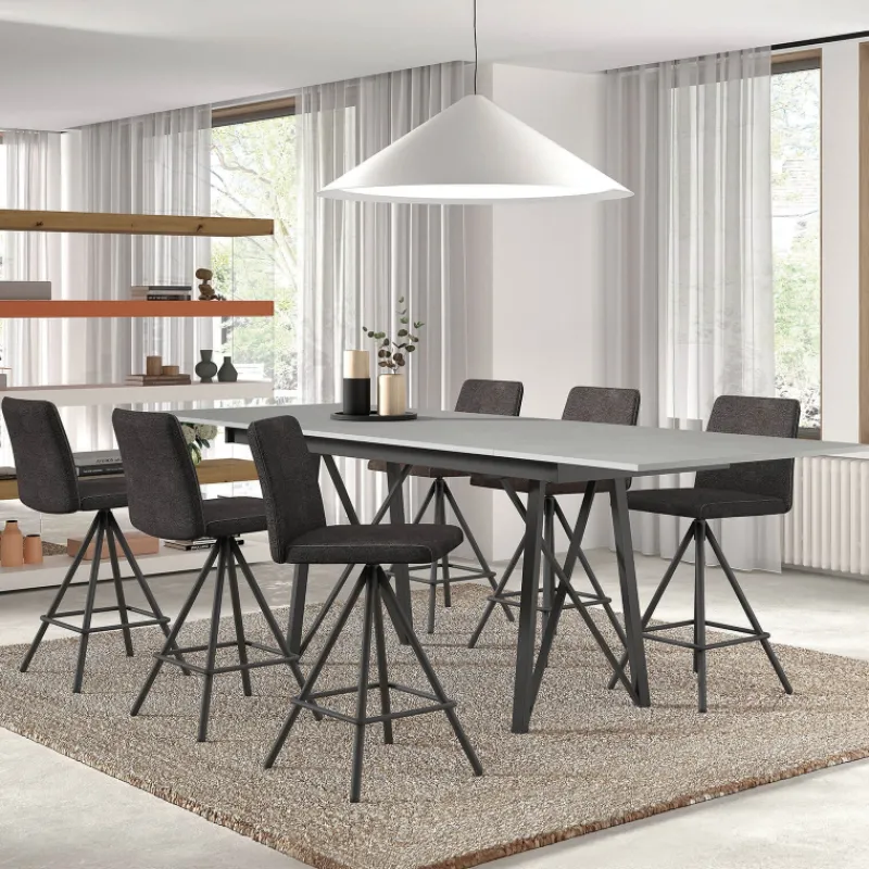 Perfecta Pinot Tabouret snack pivotant en tissu> Tabouret De Bar (assise +/- 80 Cm)|Tabouret Snack (assise +/- 65 Cm)