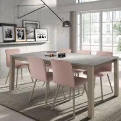 Perfecta Pisa Chaise de salle à manger moderne en métal et simili> Chaise De Cuisine|Chaise De Salle à Manger