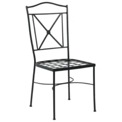 Jayso Pisa Chaise provençale en acier> Chaise De Salle à Manger