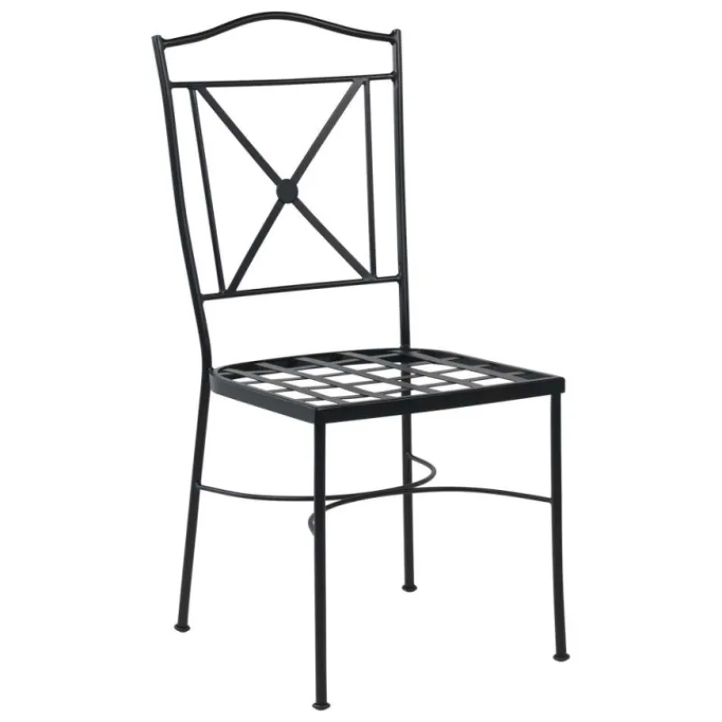 Jayso Pisa Chaise provençale en acier> Chaise De Salle à Manger