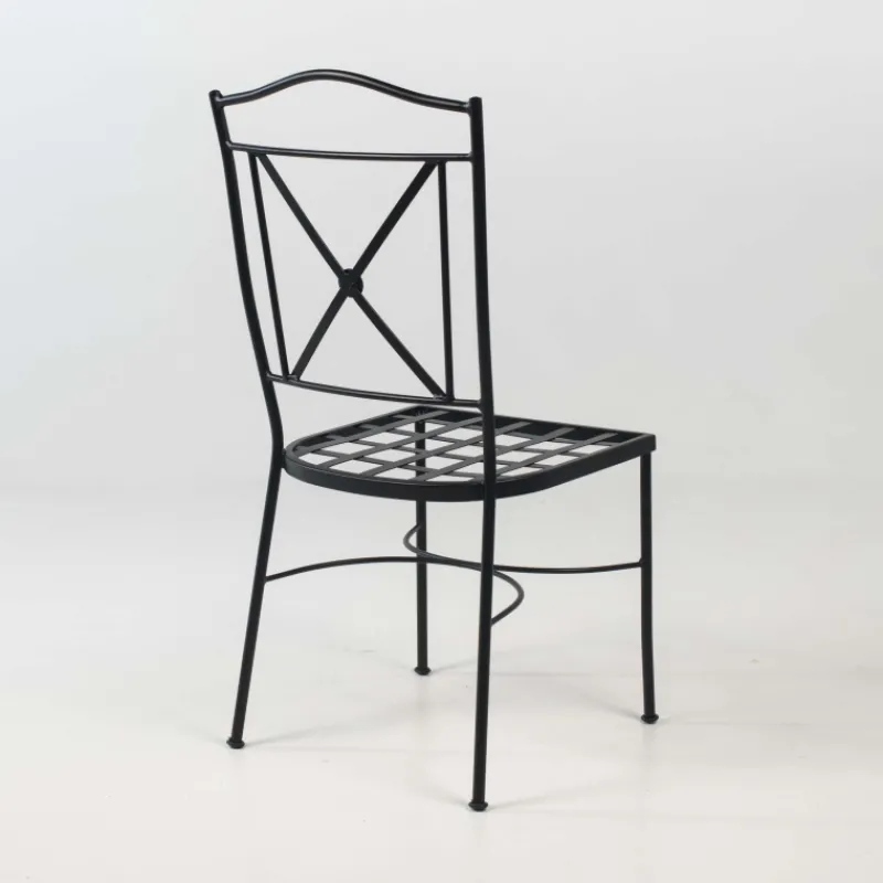 Jayso Pisa Chaise provençale en acier> Chaise De Salle à Manger