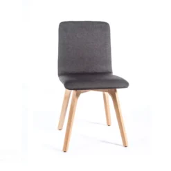Sessio Plaza Chaise de salle à manger moderne en tissu et bois> Chaise De Salle à Manger|Chaise Salon