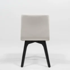 Sessio Plaza Chaise de salle à manger scandinave en synthétique et bois><noscript><img width=