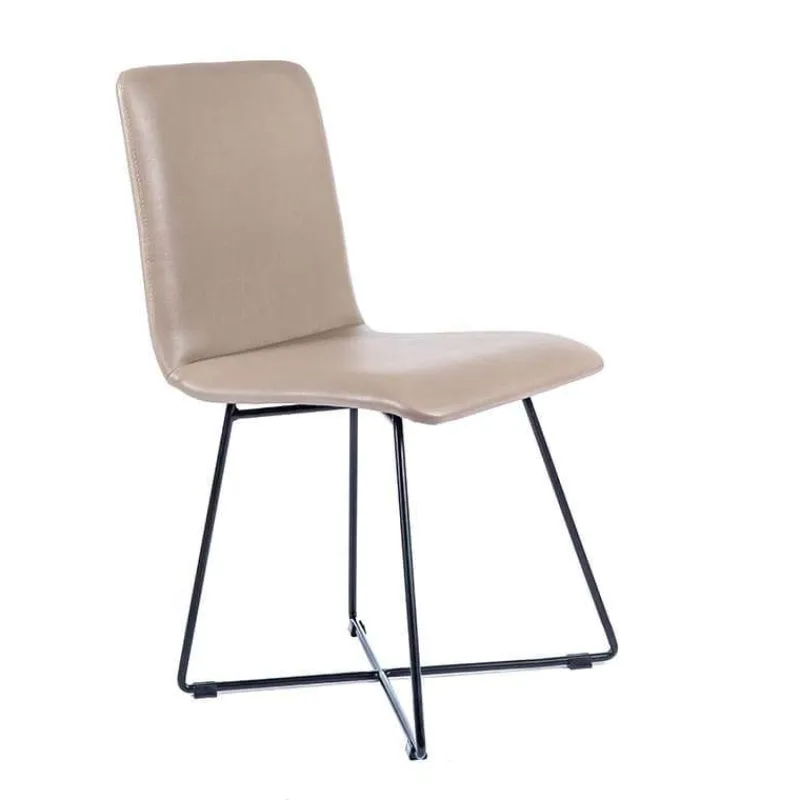 Sessio Plaza Chaise design avec pieds filaires en métal> Chaise De Cuisine|Chaise De Salle à Manger
