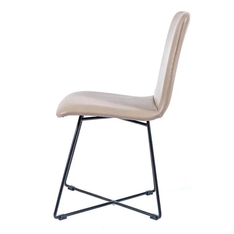 Sessio Plaza Chaise design avec pieds filaires en métal> Chaise De Cuisine|Chaise De Salle à Manger