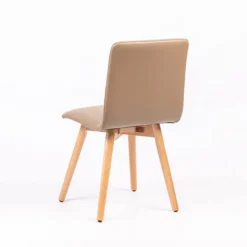 Sessio Plaza Chaise moderne rembourrée avec pieds en bois coniques><noscript><img width=