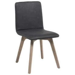 Sessio Plaza diamant Chaise de séjour scandinave matelassée en synthétique et bois> Chaise De Cuisine|Chaise De Salle à Manger