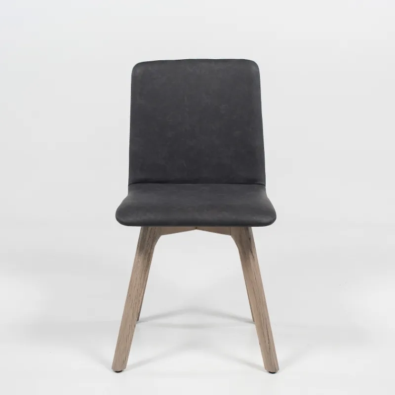 Sessio Plaza diamant Chaise de séjour scandinave matelassée en synthétique et bois> Chaise De Cuisine|Chaise De Salle à Manger