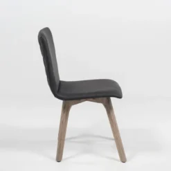Sessio Plaza diamant Chaise de séjour scandinave matelassée en synthétique et bois><noscript><img width=