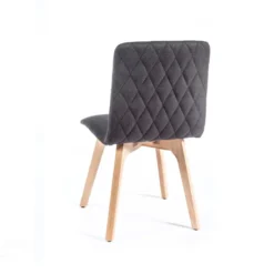 Sessio Plaza diamant Chaise de séjour moderne en tissu dos matelassé> Chaise De Salle à Manger|Chaise Salon