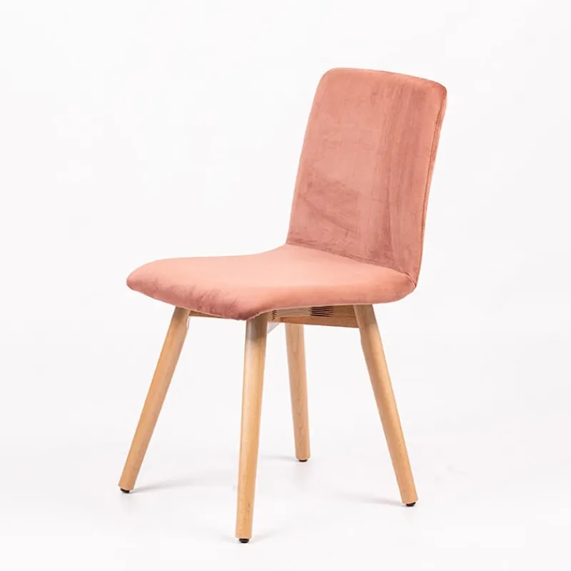 Sessio Plaza line Chaise en tissu avec dos matelassé et pieds en bois> Chaise De Salle à Manger|Chaise Salon